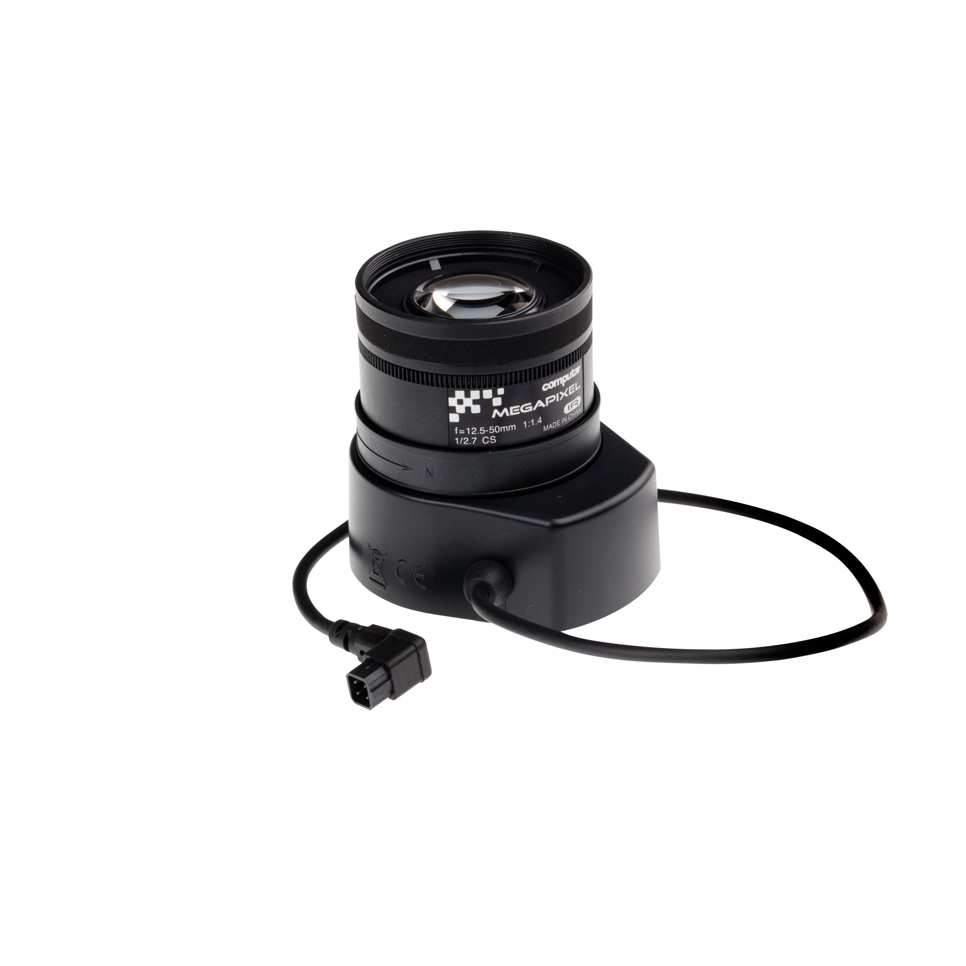 AXIS Computar - 12.50 mm to 50 mmf/1.4 - Telephoto Zoom Lens for CS Mount - Designed for Surveillance Camera - 4x Optical Zoom - 1.8" Diameter
