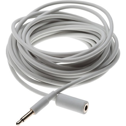 AXIS Audio Extension Cable A 5 m (197 in) - 16.40 ft Mini-phone Audio Cable for Audio Device, Microphone - First End: 1 x Mini-phone Audio - Male - Second End: 1 x Mini-phone Audio - Female - Extension Cable