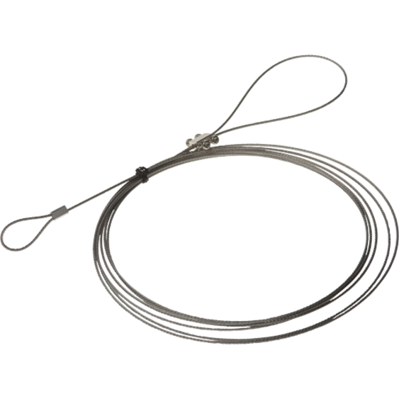 AXIS Safety Wire 3 m - 9.84 ft Cable - Stainless Steel, Brass - For Camera