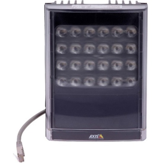 AXIS IR/White Light Illuminator - Impact Resistant, PoE - Polycarbonate, Aluminum - TAA Compliant