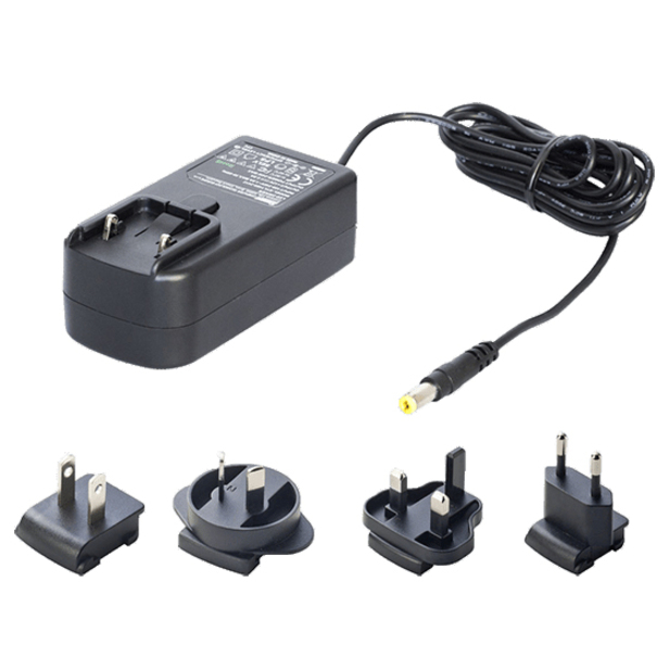 2N SIP Audio Power Supply - US - 12 V DC Output - 2 A - Black