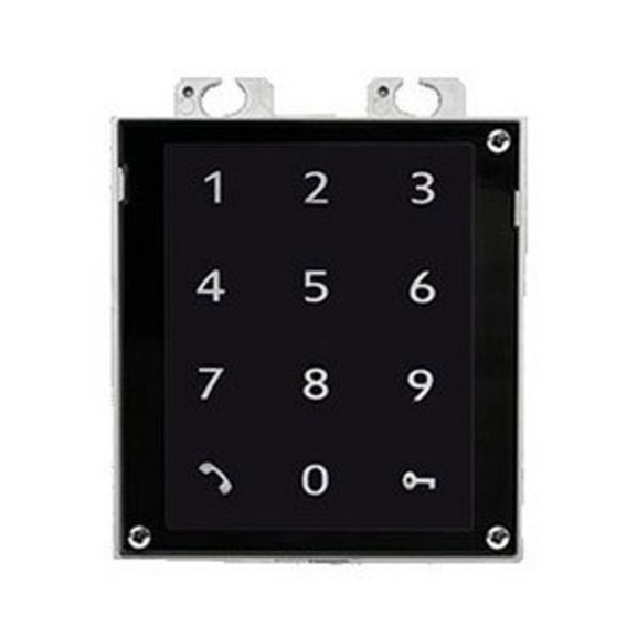 2N Touch Keypad - Adjustable Light Intensity, Remote Control, Acoustic, Adjustable Brightness, Touch Capacitive, Backlit Keypad, SmartSense Auto-Tuning, Water Tolerance, Multi Colored LED - Outdoor, Indoor, Access Control - Weather Resistant
