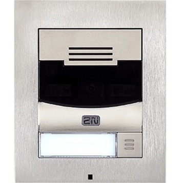 2N IP Solo Intercom Sub Station - Cable - Surface Mount for Home - Nickel - TAA Compliant