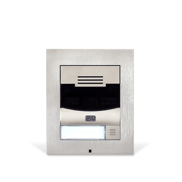 2N IP Solo Intercom Sub Station - Cable - Surface Mount for Home - Nickel - TAA Compliant