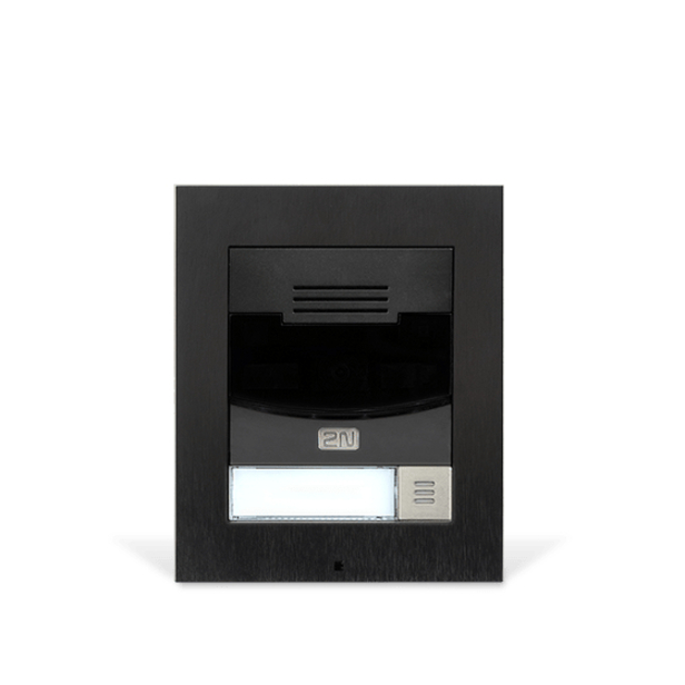 2N IP Solo Intercom Sub Station - Cable - Surface Mount for Home - Black - TAA Compliant