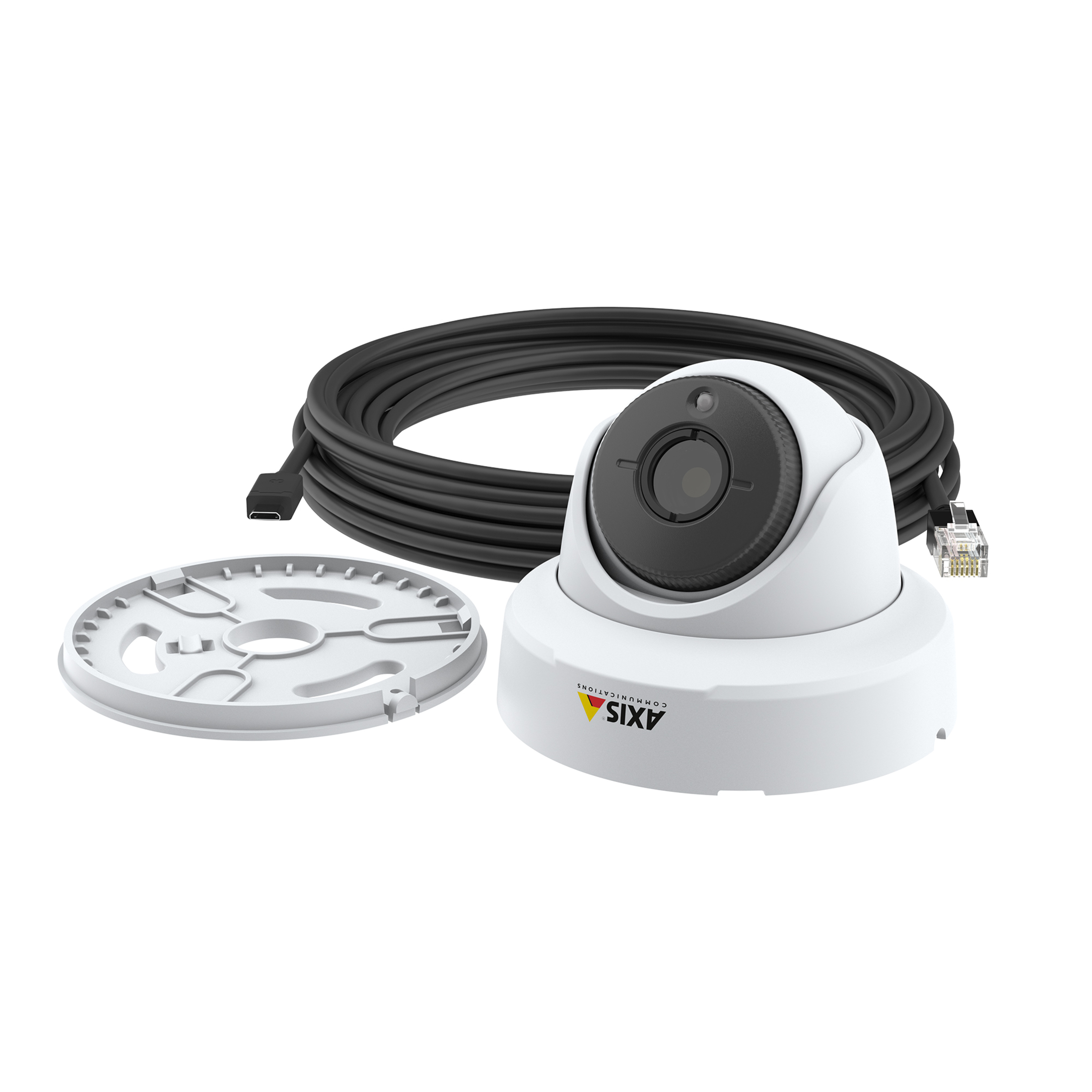 AXIS FA3105-L Indoor HD Network Camera - Color - Eyeball - 49.21 ft - 1920 x 1080 - 3.13 mm Fixed Lens - 30 fps - RGB CMOS - Surface Mount