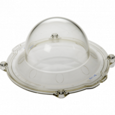 AXIS Q3517-SLVE Clear Dome, 2 pcs - Anti-scratch, Hard Coat, Chemical Resistant - Vandal Resistant - Polycarbonate - Clear - TAA Compliant