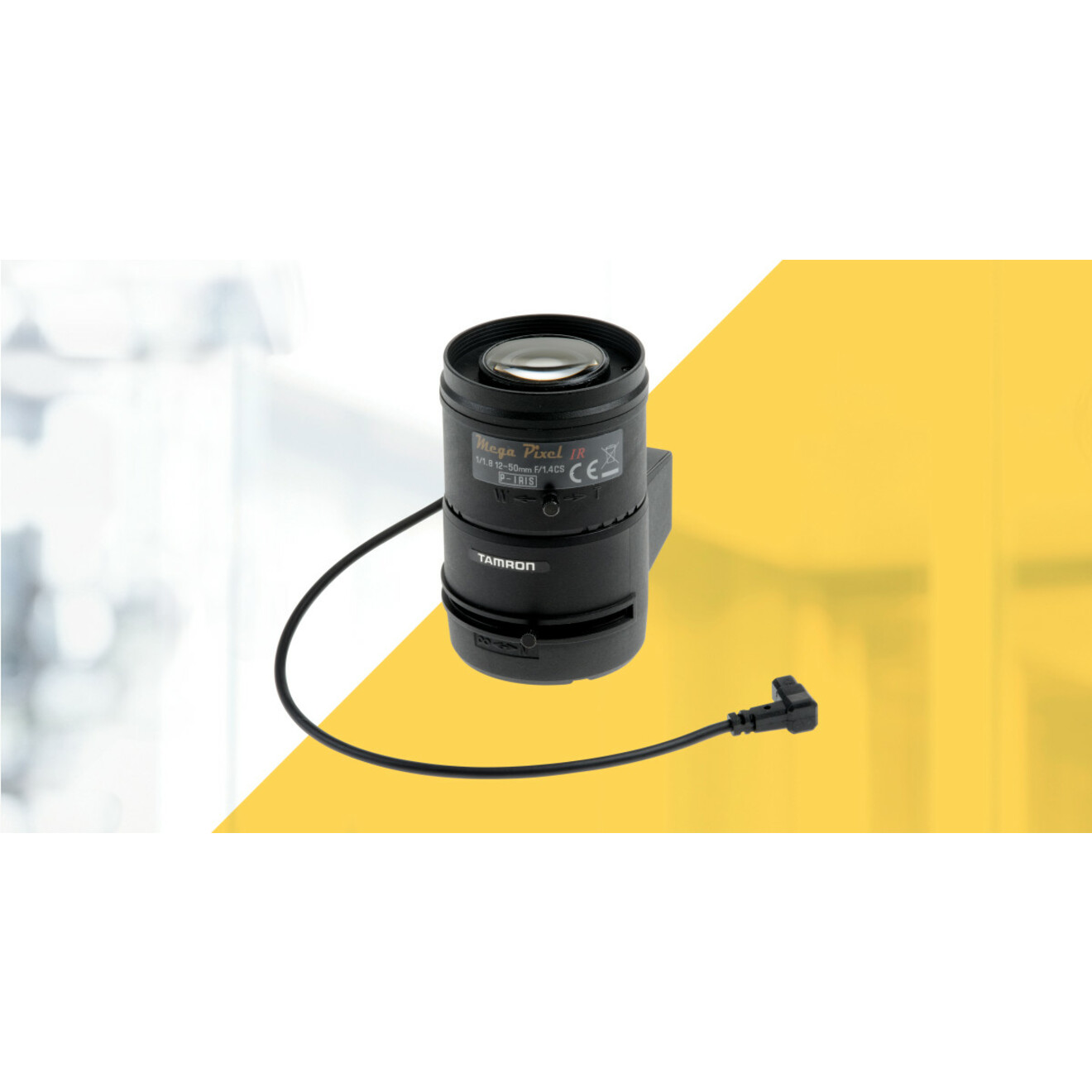 AXIS - 12 mm to 50 mmf/1.4 - Zoom Lens for CS Mount - Designed for Surveillance Camera - 4.2x Optical Zoom