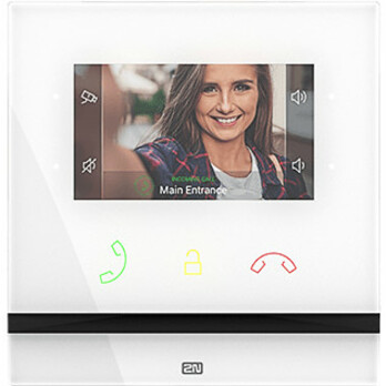 2N Video Door Phone - 4.3" TouchscreenTempered Glass - Indoor, Intercom System