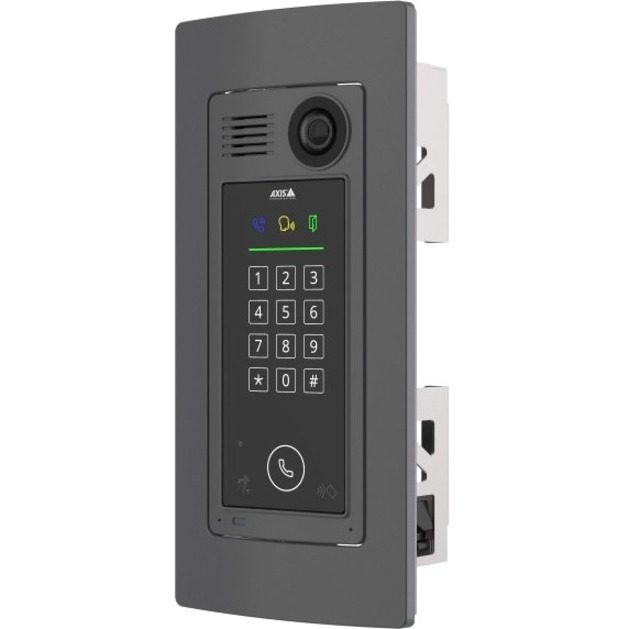 AXIS TA8201 Wall Mount for Door Station - Metallic Dark Gray - Steel, Aluminum