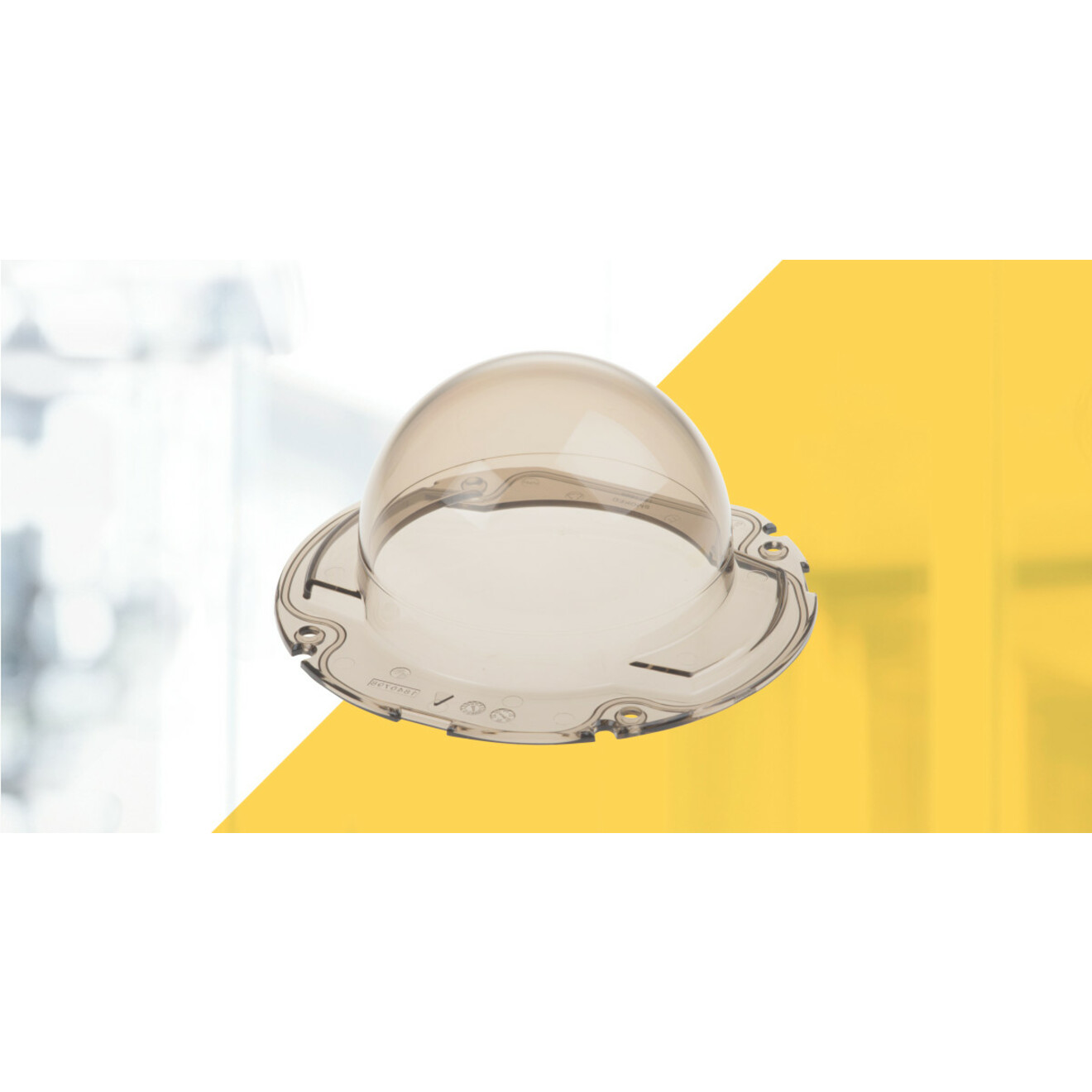 AXIS TP3802 Smoked/Clear Dome - Hard Coat - Indoor - Scratch Resistant - Smoke