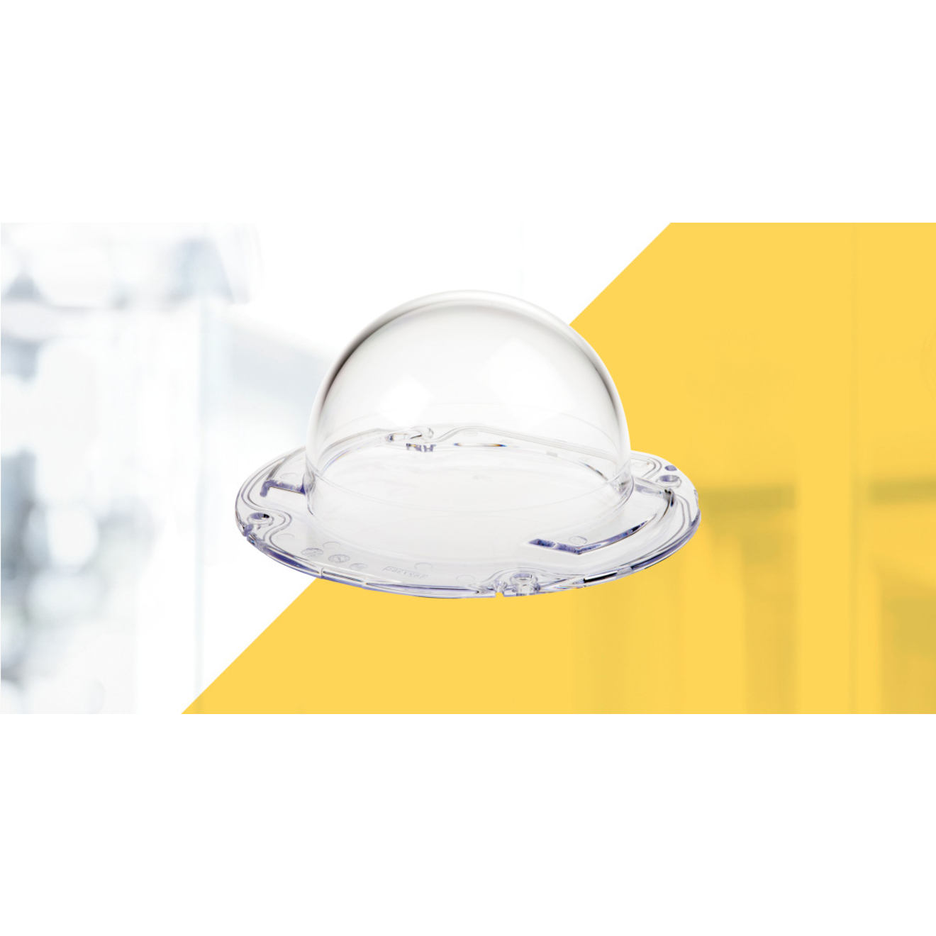 AXIS TP3802 Smoked/Clear Dome - Hard Coat - Indoor - Scratch Resistant - Clear