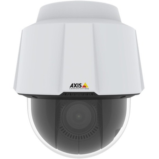 AXIS P5654-E 900 Kilopixel Indoor/Outdoor HD Network Camera - Color, Monochrome - Dome - White - TAA Compliant - H.264, H.265, H.264 (MPEG-4 Part 10/AVC), H.265 (MPEG-H Part 2/HEVC), MJPEG - 1280 x 720 - 4 mm- 84.60 mm Varifocal Lens - 21x Optical - 60 fps - RGB CMOS - Ceiling Mount, Wall Mount, Pendant Mount, Pole Mount, Parapet Mount, Recessed Mount, Corner Mount - IK10 - IP66