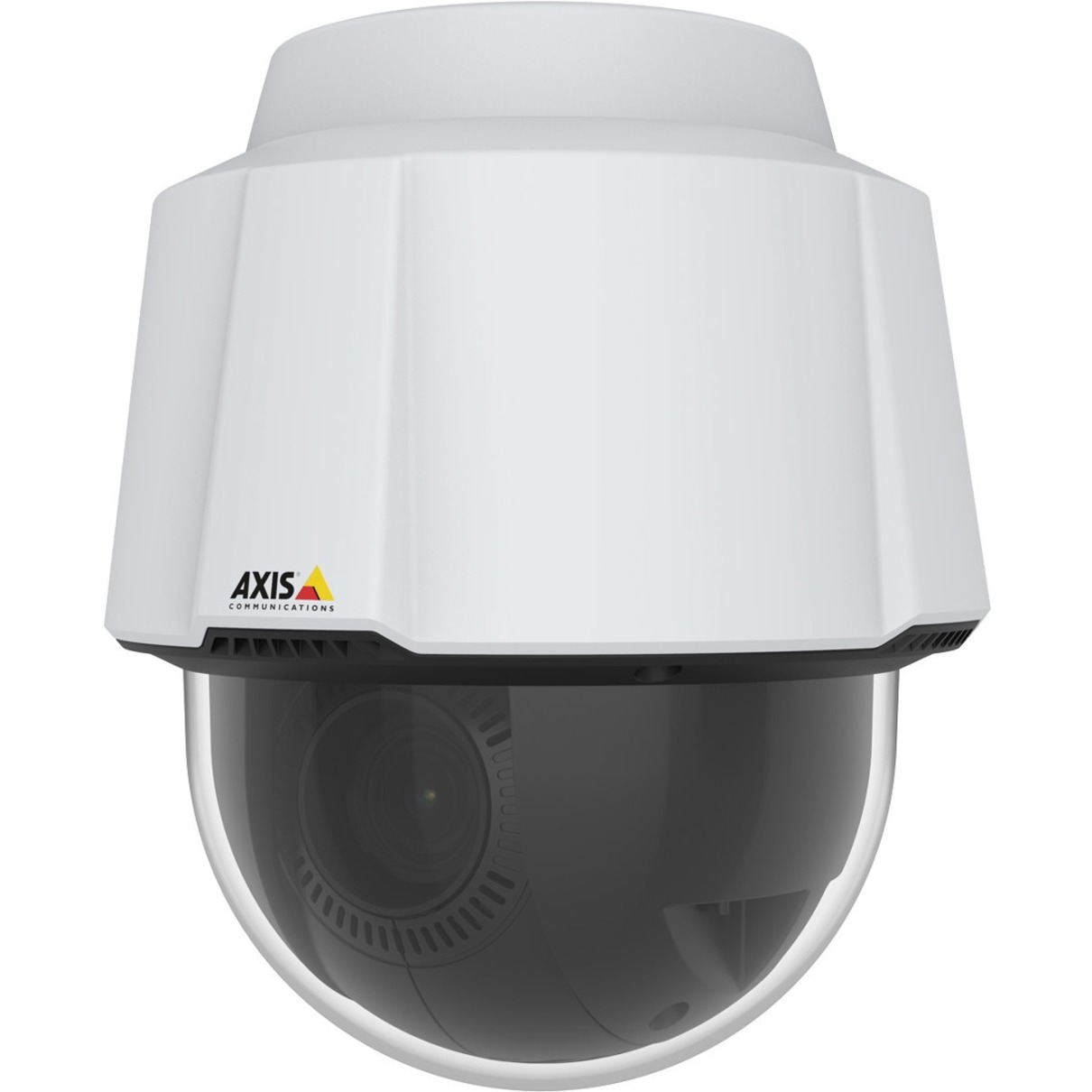 AXIS P5654-E 900 Kilopixel Indoor/Outdoor HD Network Camera - Color, Monochrome - Dome - White - TAA Compliant - H.264, H.265, H.264 (MPEG-4 Part 10/AVC), H.265 (MPEG-H Part 2/HEVC), MJPEG - 1280 x 720 - 4 mm- 84.60 mm Varifocal Lens - 21x Optical - 60 fps - RGB CMOS - Ceiling Mount, Wall Mount, Pendant Mount, Pole Mount, Parapet Mount, Recessed Mount, Corner Mount - IK10 - IP66