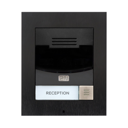 2N IP Solo Intercom Sub Station - Cable - Surface Mount for Home, Door Entry - Black