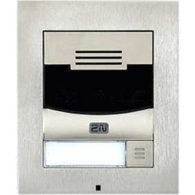 2N IP Solo Intercom Sub Station - Cable - Surface Mount for Home, Door Entry - Nickel