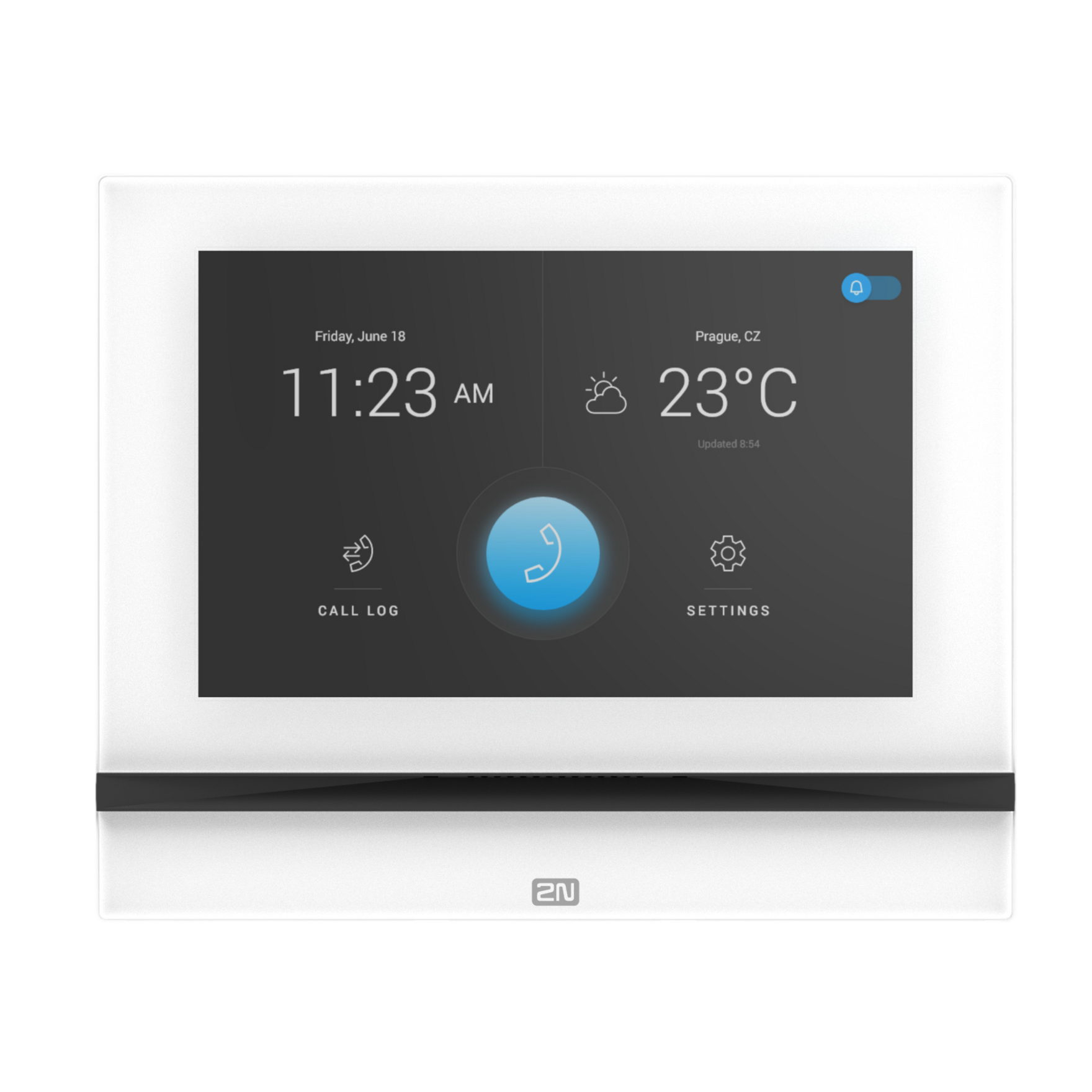 2N Indoor View Video Master Station - 7" TouchscreenTempered Glass - Door Entry, Residential