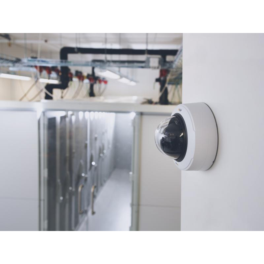 AXIS P3247-LV 5 Megapixel Network Camera - Dome - 131.23 ft - H.264, H.265, MJPEG - 2592 x 1944 - 3 mm Varifocal Lens - 2.7x Optical - 30 fps - RGB CMOS - Junction Box Mount, Wall Mount, Ceiling Mount, Gang Box Mount