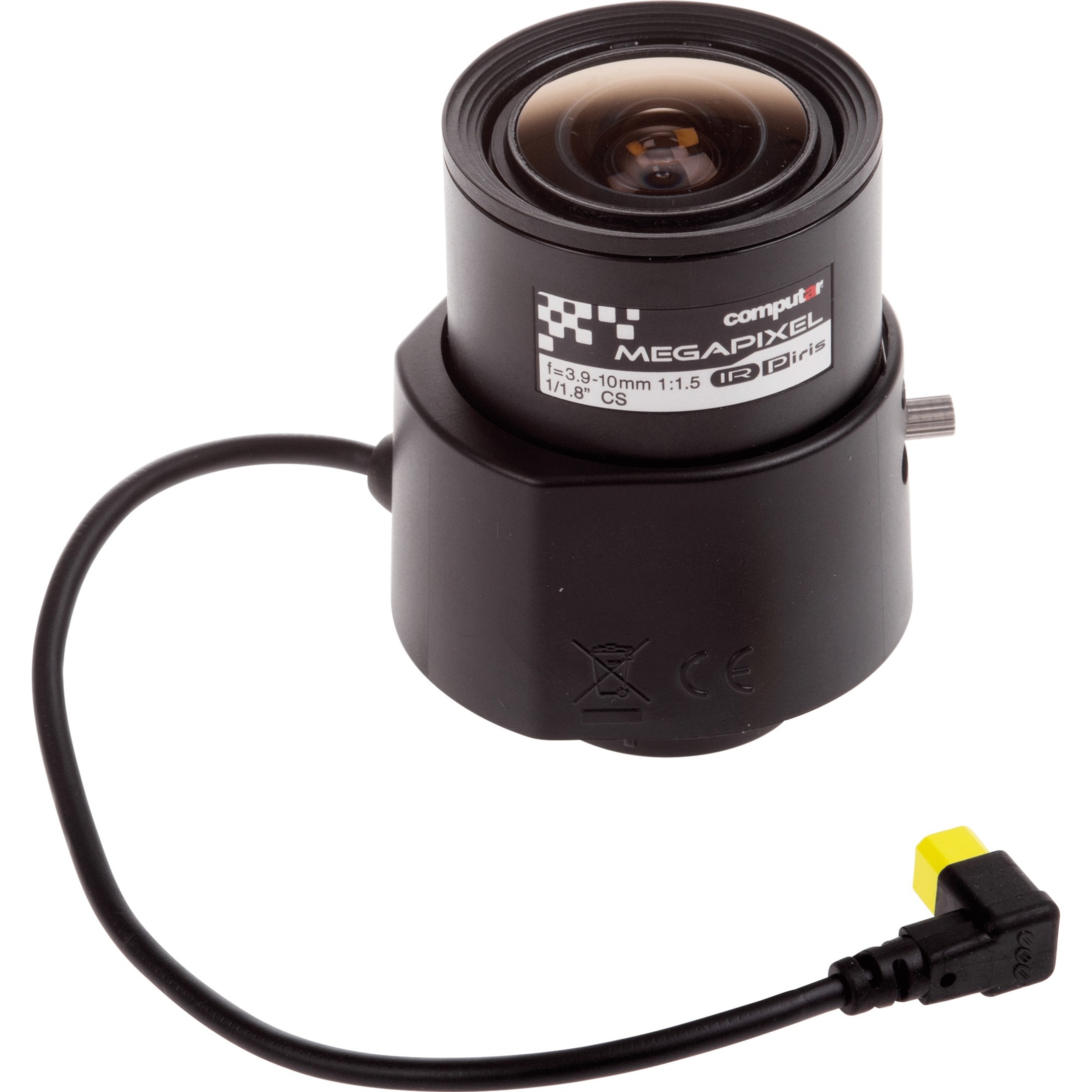 AXIS - 3.90 mm to 10 mmf/1.5 - Varifocal Lens for CS Mount - Designed for Surveillance Camera - 2.6x Optical Zoom - 2.9" Length - 2.7" Diameter