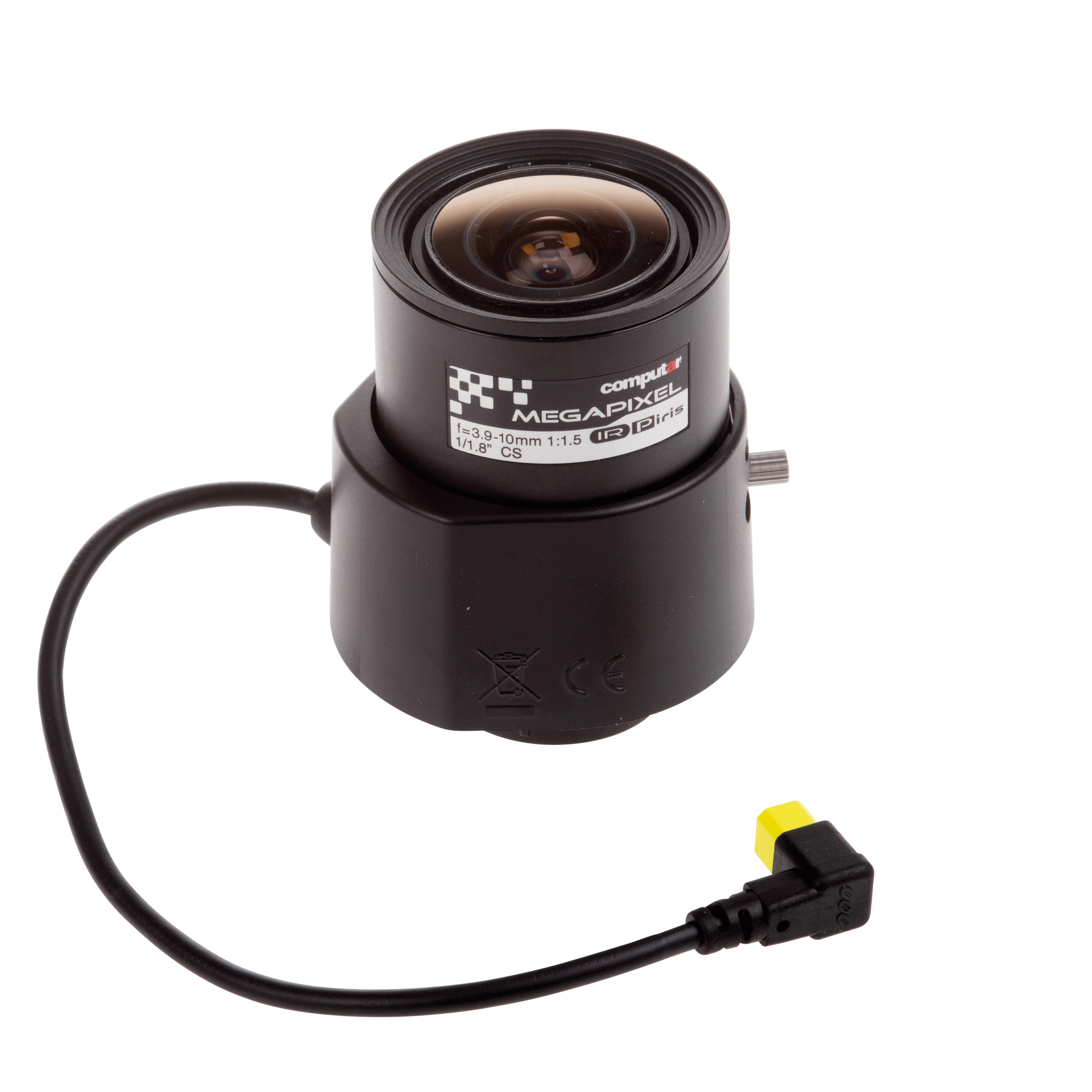AXIS - 3.90 mm to 10 mmf/1.5 - Varifocal Lens for CS Mount - Designed for Surveillance Camera - 2.6x Optical Zoom - 2.9" Length - 2.7" Diameter