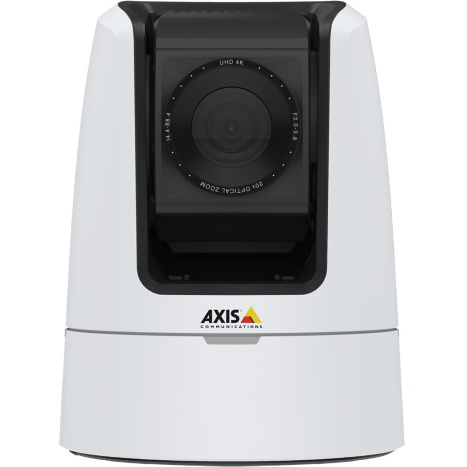 AXIS V5938 Indoor 4K Network Camera - Color - Turret - White - TAA Compliant - H.265, H.264, Motion JPEG, H.264 (MPEG-4 Part 10/AVC), H.265 (MPEG-H Part 2/HEVC), H.264 BP, H.264 (MP), H.265 (MP), H.264 HP - 3840 x 2160 - 4.40 mm- 88 mm Varifocal Lens - 20x Optical - 60 fps - RGB CMOS - HDMI - Wall Mount, Ceiling Mount