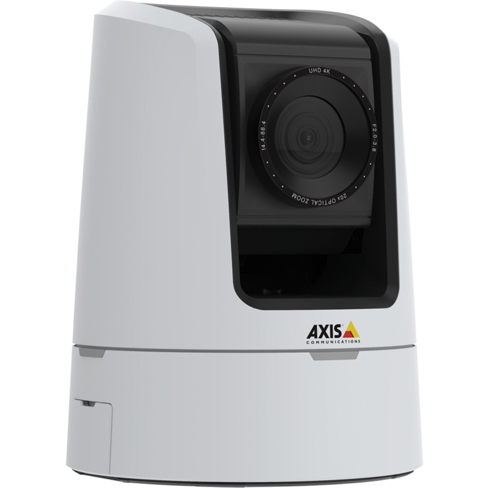 AXIS V5938 Indoor 4K Network Camera - Color - Turret - White - TAA Compliant - H.265, H.264, Motion JPEG, H.264 (MPEG-4 Part 10/AVC), H.265 (MPEG-H Part 2/HEVC), H.264 BP, H.264 (MP), H.265 (MP), H.264 HP - 3840 x 2160 - 4.40 mm- 88 mm Varifocal Lens - 20x Optical - 60 fps - RGB CMOS - HDMI - Wall Mount, Ceiling Mount