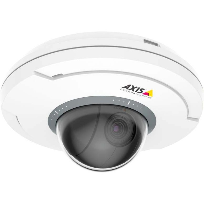 AXIS M5075-G 2 Megapixel Full HD Network Camera - Color - Mini Dome - White - TAA Compliant - H.264 (MPEG-4 Part 10/AVC), H.265 (MPEG-H Part 2/HEVC), Motion JPEG, H.264 BP, H.264 HP, H.264 (MP), H.265 (MP) - 1920 x 1080 - 2.20 mm- 11 mm Varifocal Lens - 5x Optical - 60 fps - CMOS - Ceiling Mount, Lighting Track Mount - IP51