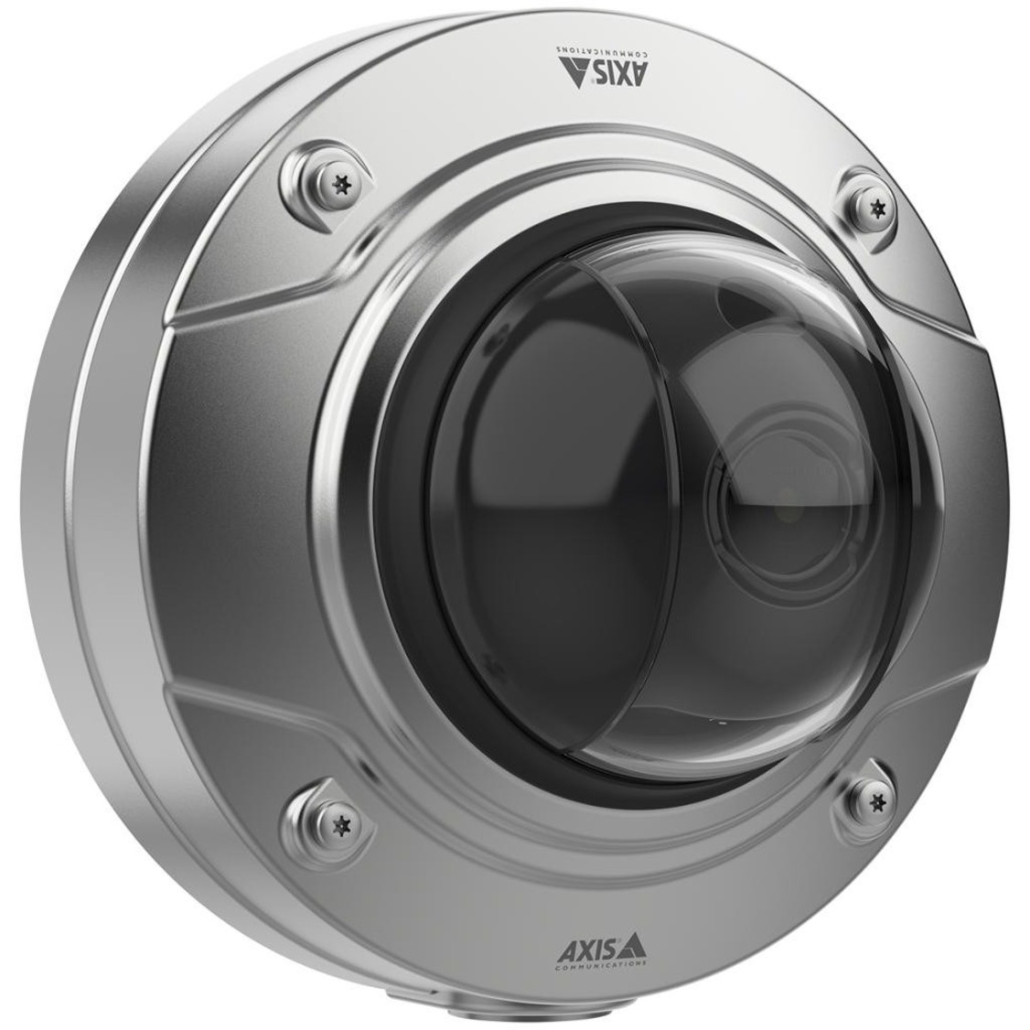 AXIS Q3538-SLVE 8 Megapixel Network Camera - Color - Dome - White - 6.20 mm- 12.90 mm Varifocal Lens - 2.1x Optical
