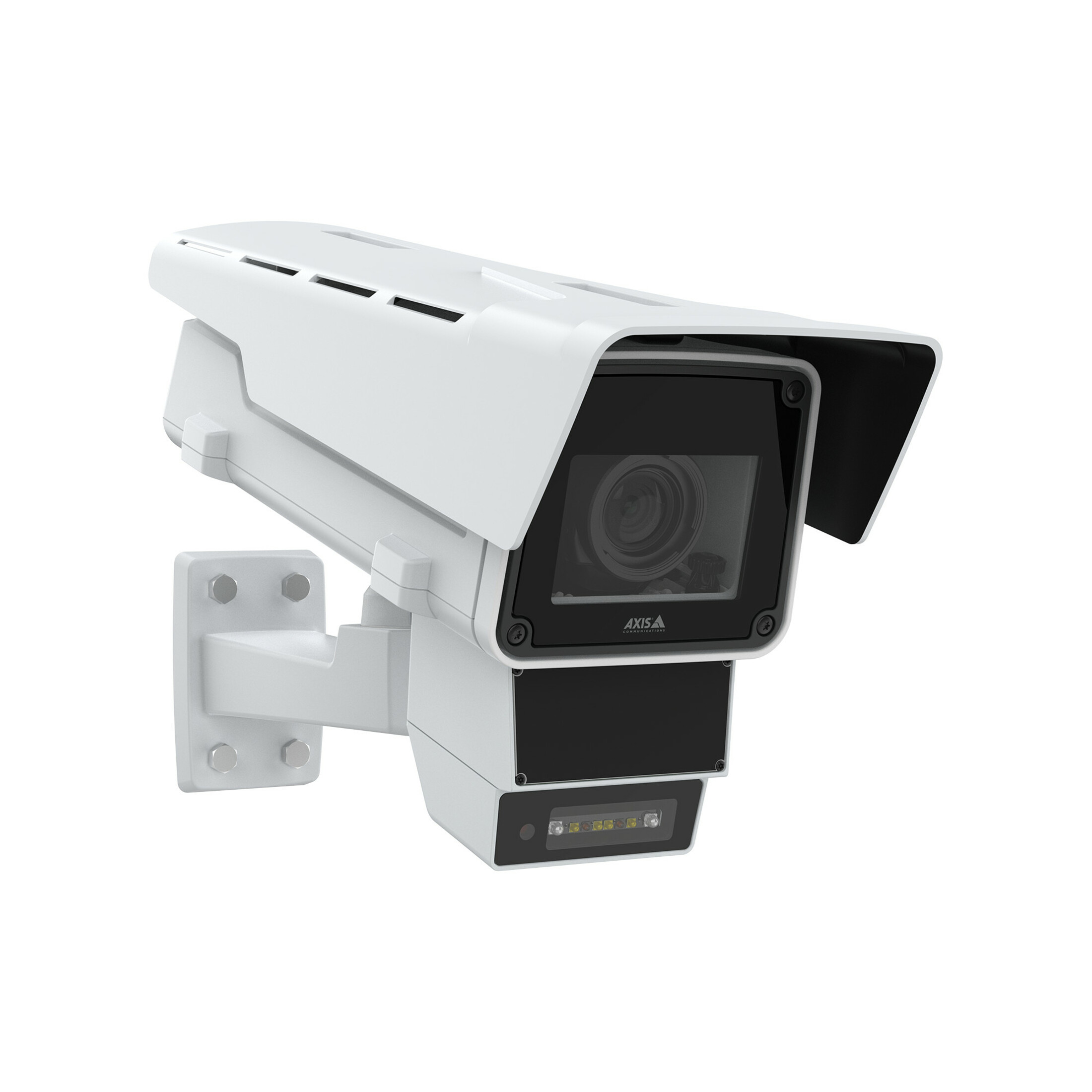 AXIS Q1656-DLE 4 Megapixel Network Camera - Color - Box - White - 124.67 ft Infrared Night Vision - Zipstream, H.265, Motion JPEG, H.264 (MPEG-4 Part 10/AVC), H.265 (MPEG-H Part 2/HEVC), H.264 - 2688 x 1512 - 3.90 mm- 10 mm Varifocal Lens - 3.9x Optical - 60 fps - CMOS - Gigabit Ethernet - Wall Mount - IK08 - IP66 - Impact Resistant