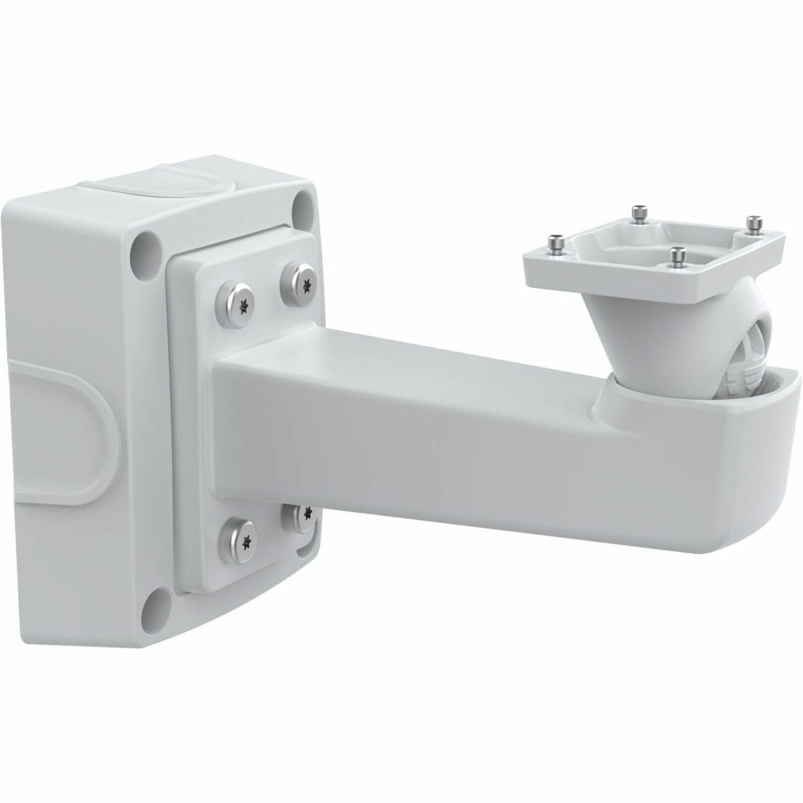 AXIS TQ1003-E Wall Mount for Camera, Housing, Back Box - White - 15.43 lb Load Capacity - Polyvinyl Chloride (PVC), Chromate Aluminum - 1