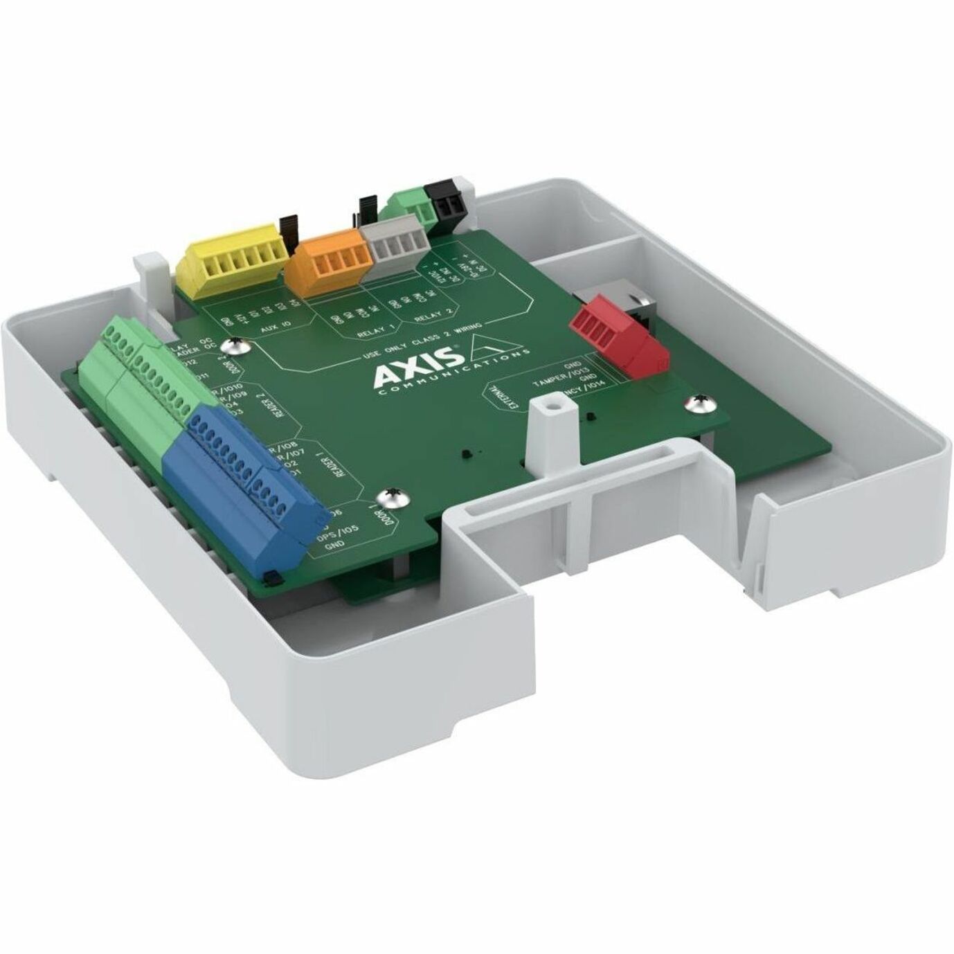 AXIS A1610-B Network Door Controller - Cabinet Mount, DIN Rail Mountable for Door - Aluminum