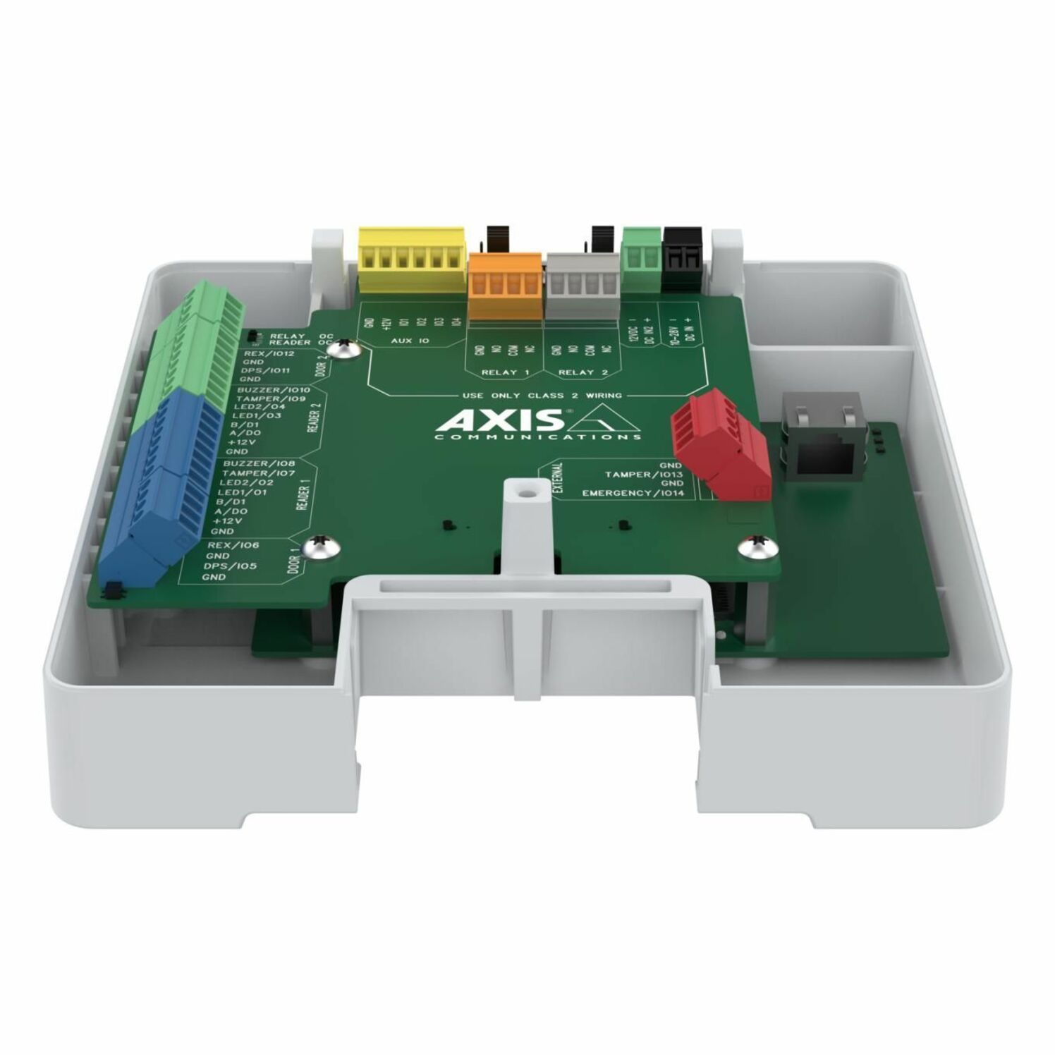 AXIS A1610-B Network Door Controller - Cabinet Mount, DIN Rail Mountable for Door - Aluminum