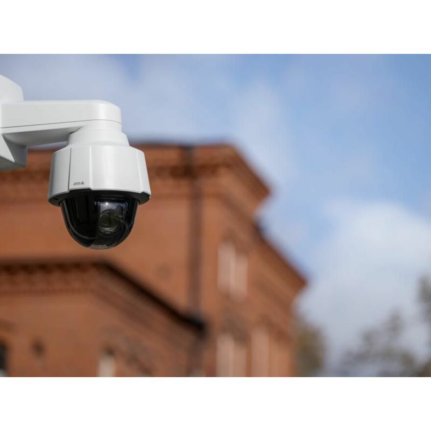 AXIS High Performance P5676-LE 4 Megapixel Outdoor Network Camera - Color - White - 0 ft Infrared Night Vision - Zipstream, H.264, H.265, H.264B, H.264M, H.264H, MJPEG, H.264B (MPEG-4 Part 10/AVC), H.264M (MPEG-4 Part 10/AVC), H.264H (MPEG-4 Part 10/AVC), H.265B, ... - 2688 x 1512 - 4.60 mm- 133 mm Varifocal Lens - 30x Optical - 60 fps - CMOS - IK10 - IP66 - Vandal Resistant