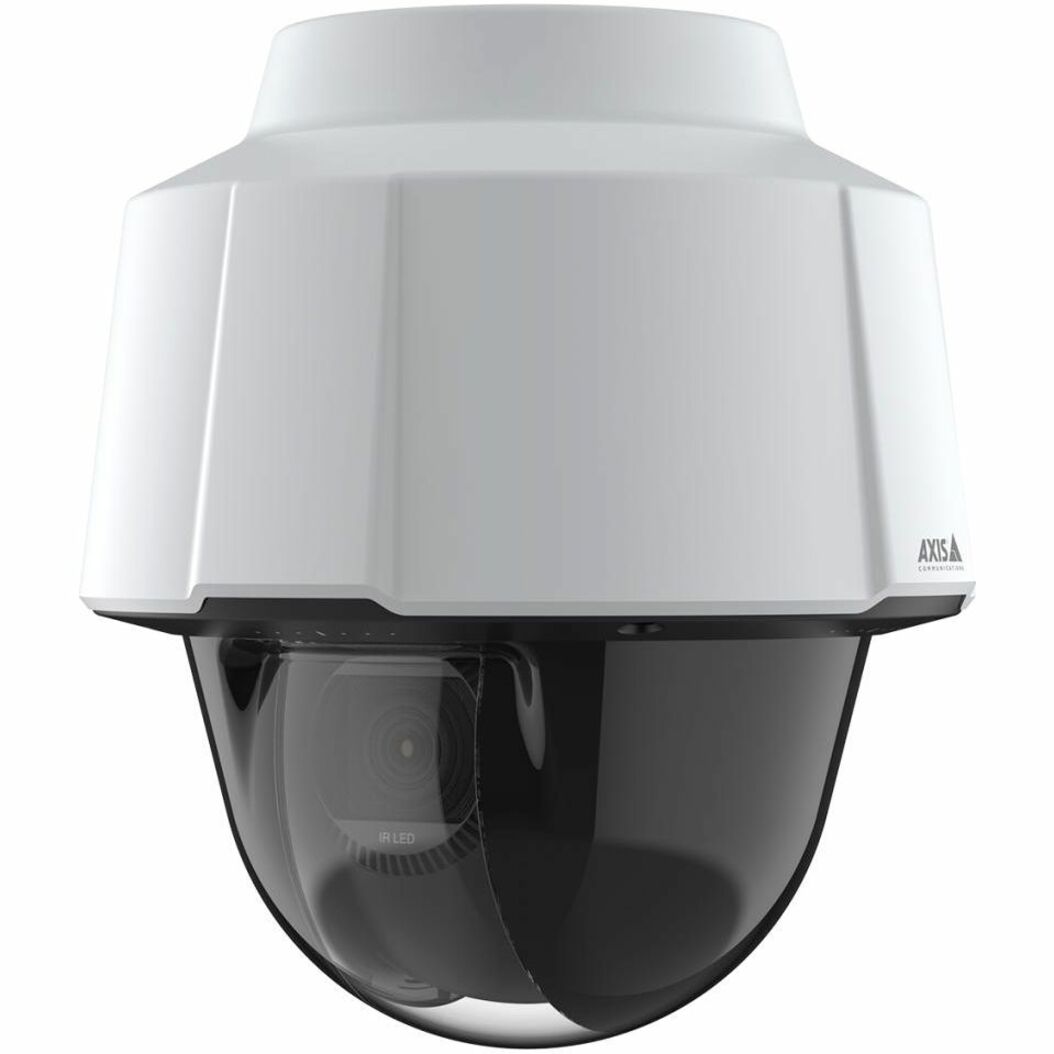 AXIS High Performance P5676-LE 4 Megapixel Outdoor Network Camera - Color - White - 0 ft Infrared Night Vision - Zipstream, H.264, H.265, H.264B, H.264M, H.264H, MJPEG, H.264B (MPEG-4 Part 10/AVC), H.264M (MPEG-4 Part 10/AVC), H.264H (MPEG-4 Part 10/AVC), H.265B, ... - 2688 x 1512 - 4.60 mm- 133 mm Varifocal Lens - 30x Optical - 60 fps - CMOS - IK10 - IP66 - Vandal Resistant