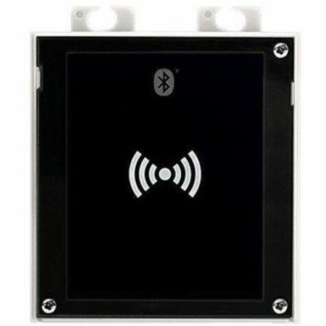 2N Bluetooth & RFID Reader 125 kHz, 13.56 MHz, NFC - Black Building, Access Control System, Intercom, Door - Radio-frequency Identification (RFID), Mobile Key Application - Bluetooth