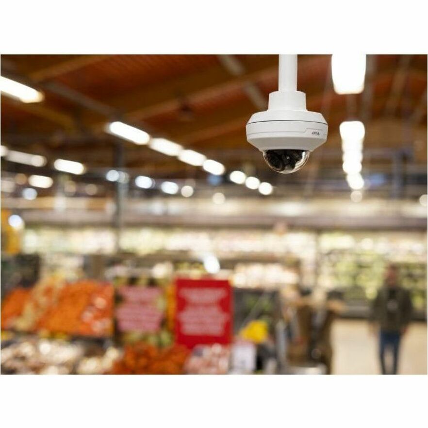 AXIS M4218-LV 8 Megapixel 4K Network Camera - Color - Dome - H.264 (MPEG-4 Part 10/AVC), H.265 (MPEG-H Part 2/HEVC), Motion JPEG, H.264, H.265 - 3840 x 2160 - 3.50 mm- 6.60 mm Varifocal Lens - 1.8x Optical - 60 fps - RGB CMOS - Fast Ethernet - IP42