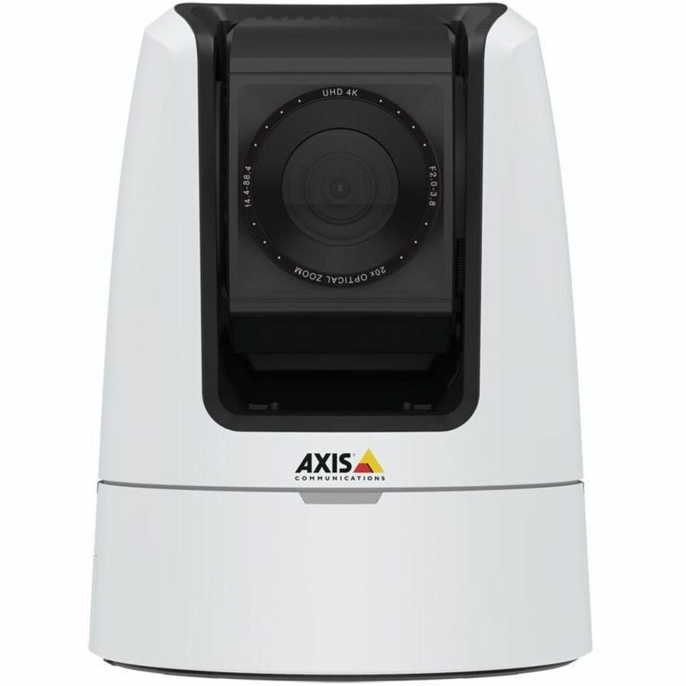 AXIS V5938 Indoor 4K Network Camera - Color - White - H.265, H.264, Motion JPEG, H.265 (MPEG-H Part 2/HEVC) Main Profile, H.264B (MPEG-4 Part 10/AVC), H.264H (MPEG-4 Part 10/AVC), H.264M (MPEG-4 Part 10/AVC), Zipstream - 3840 x 2160 - 4.40 mm- 88 mm Varifocal Lens - 20x Optical - 60 fps - RGB CMOS - Gigabit Ethernet - HDMI