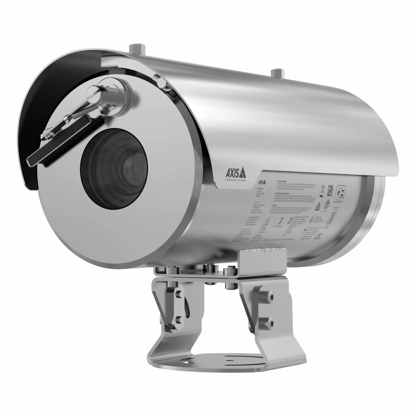 AXIS XFQ1656 4 Megapixel Outdoor Network Camera - Color - Silver - H.264, H.265, MJPEG, Zipstream - 3.90 mm- 10 mm Varifocal Lens - 2.6x Optical - 60 fps - Ethernet - IP66, IP67, IP68 - Explosion Proof, Vandal Resistant - Day/Night, Wide Dynamic Range, Motion Detection, Shock Detection, Tampering Alarm, Smoke Detector, Fire Detection, Defog, Electronic Image Stabilization, SD Card Local Storage