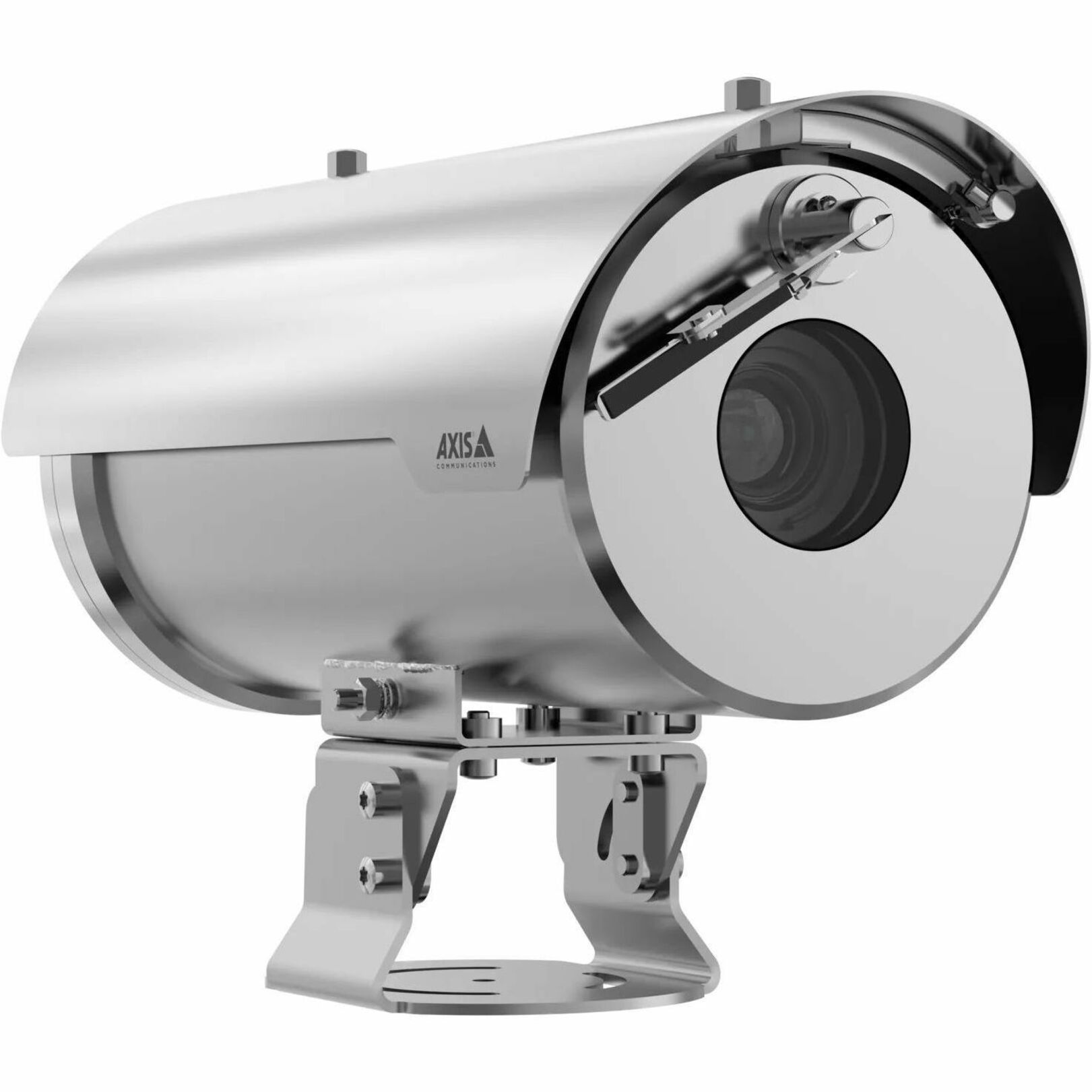 AXIS XFQ1656 4 Megapixel Outdoor Network Camera - Color - Silver - H.264, H.265, MJPEG, Zipstream - 3.90 mm- 10 mm Varifocal Lens - 2.6x Optical - 60 fps - Ethernet - IP66, IP67, IP68 - Explosion Proof, Vandal Resistant - Day/Night, Wide Dynamic Range, Motion Detection, Shock Detection, Tampering Alarm, Smoke Detector, Fire Detection, Defog, Electronic Image Stabilization, SD Card Local Storage