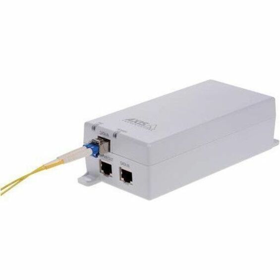 AXIS T8154 PoE Injector - 120 V AC, 230 V AC Input - 55 V DC Output - 2 x 10/100/1000Base-x Input Port(s) - 1 x 10/100/1000Base-x Output Port(s) - 60 W - White