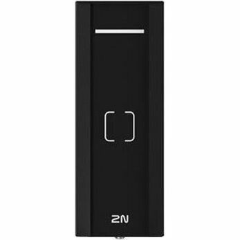 2N Access Unit M Slim Access Control Reader - Door - Radio-frequency Identification (RFID), Proximity - 30 ft Operating Range - 125 kHzOperating Frequency - Fast Ethernet - Bluetooth - Network (RJ-45) - 12 V DC