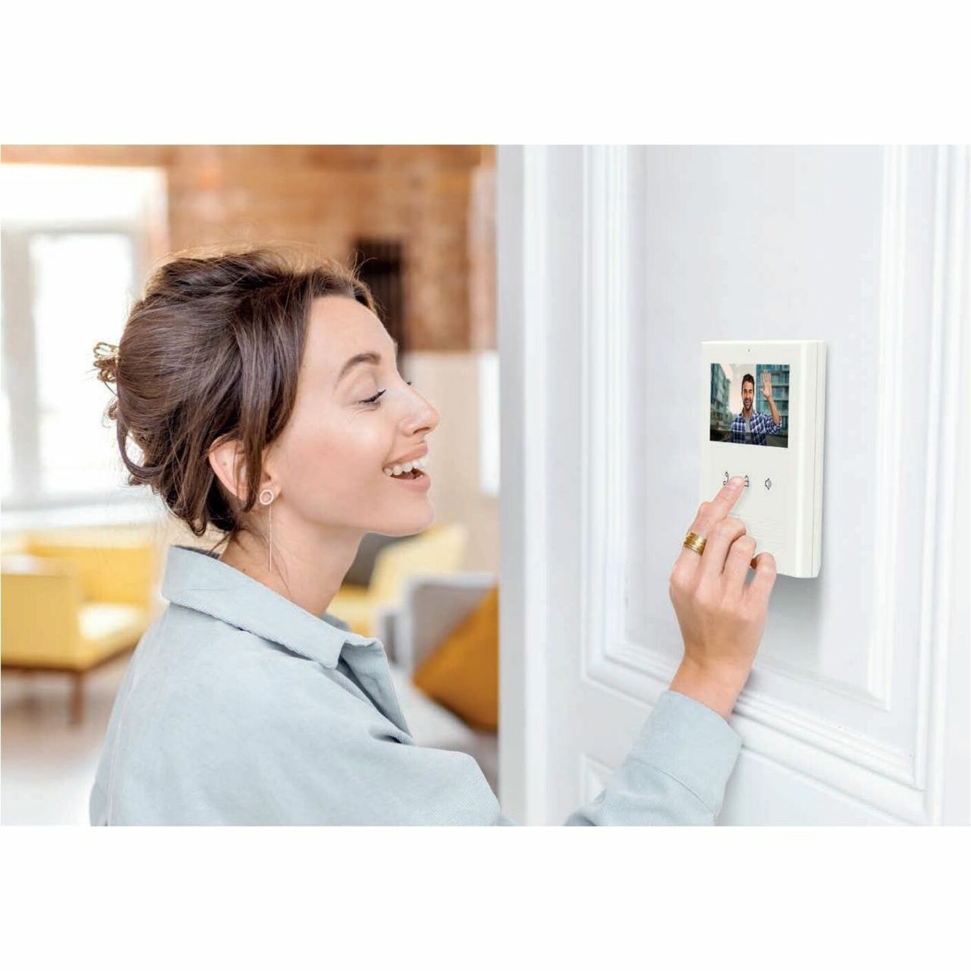2N Clip Video Door Phone Master Station - 4" - Indoor, Residential