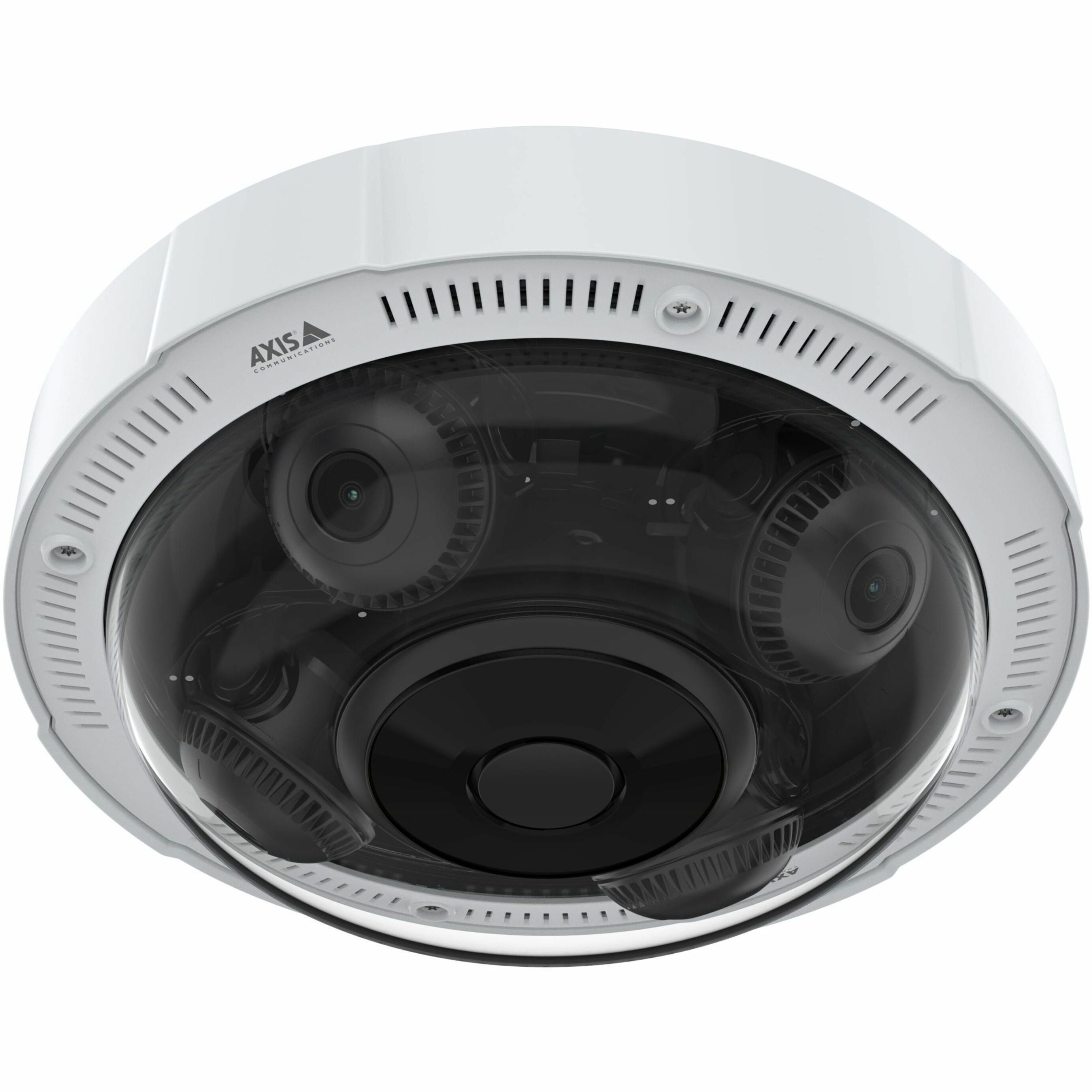 AXIS Panoramic P3737-PLE 5 Megapixel 2K Network Camera - Color - White - TAA Compliant - Zipstream, Motion JPEG, H.265 (MPEG-H Part 2/HEVC) Main Profile, H.264B (MPEG-4 Part 10/AVC), H.264M (MPEG-4 Part 10/AVC), H.264H (MPEG-4 Part 10/AVC), H.264B, H.264M, H.264H, H.265B, H.265H, ... - 2560 x 1440 - 3.20 mm- 8.10 mm Varifocal Lens - 2.5x Optical - 30 fps - CMOS - Gigabit Ethernet - IK09 - IP66, IP67 - Tamper Resistant