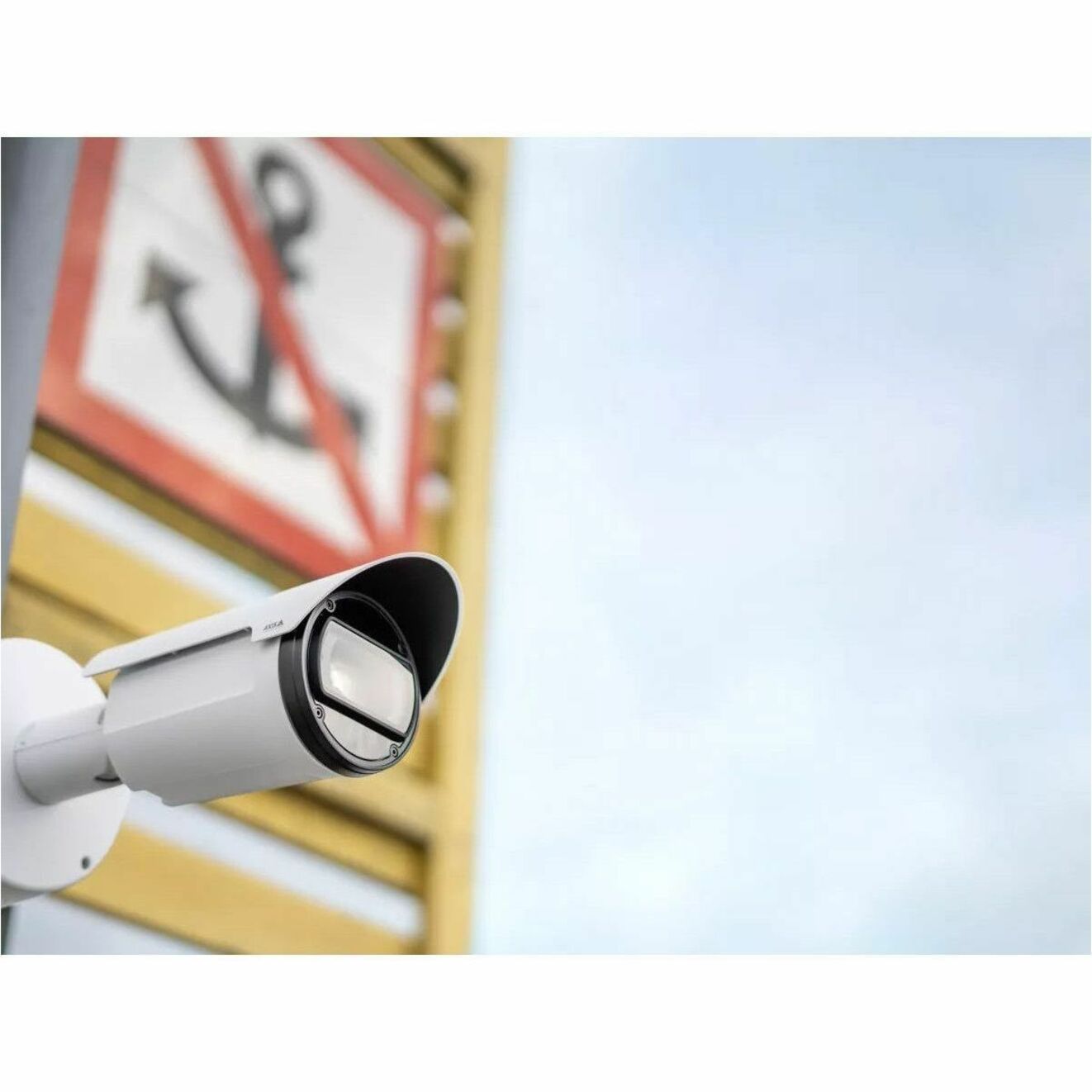 AXIS Q1806-LE 4 Megapixel Outdoor Network Camera - Bullet - 328.08 ft Infrared Night Vision - 90 fps - Day/Night, Built-in IR LED, AI Analytics, Wide Dynamic Range, Auto Image Stabilizer