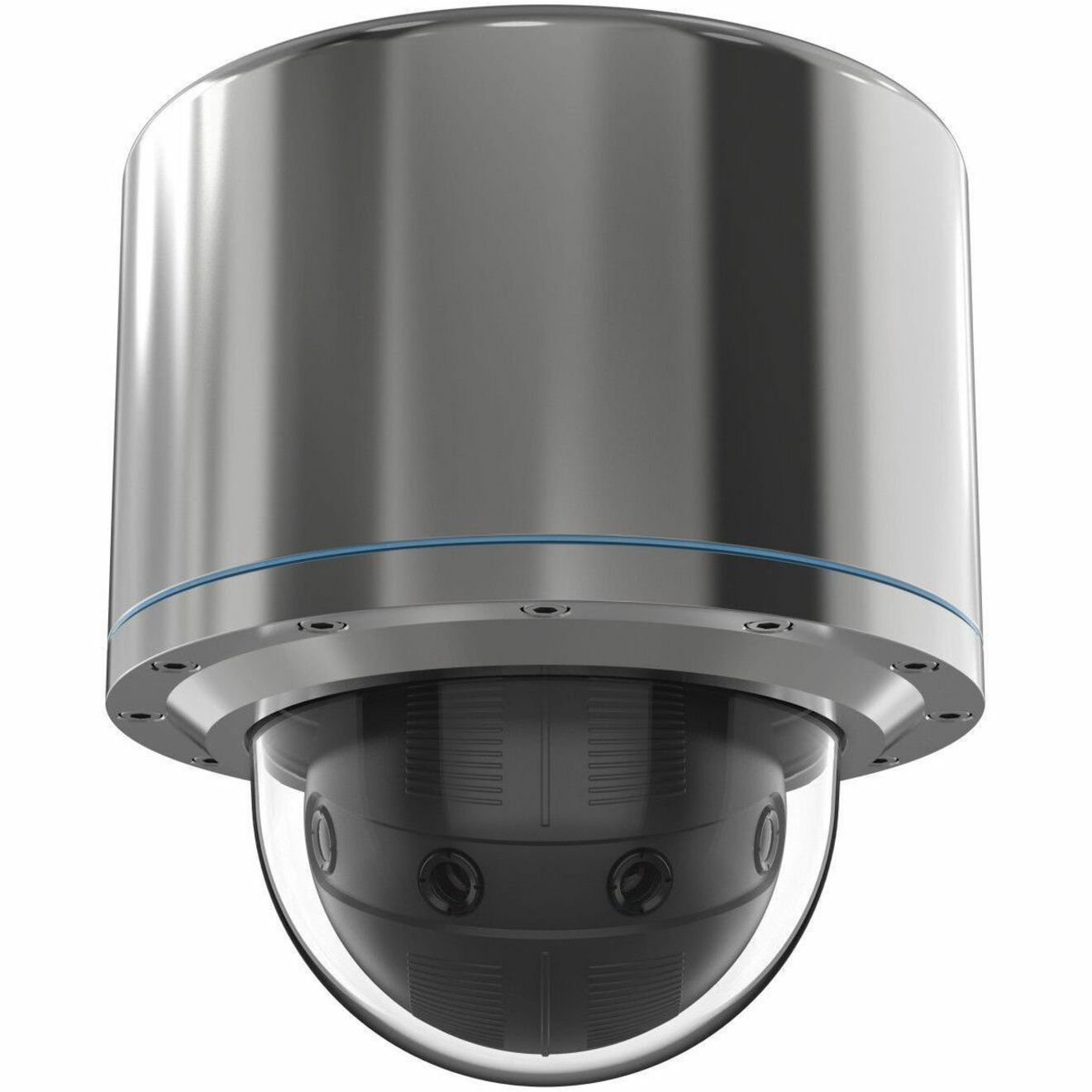AXIS ExCam XF P3807 8 Megapixel Outdoor Network Camera - Color - Dome - Silver - TAA Compliant - Zipstream, H.264B, H.264H, H.264M, Motion JPEG, H.264B (MPEG-4 Part 10/AVC), H.264M (MPEG-4 Part 10/AVC), H.264H (MPEG-4 Part 10/AVC) - 4320 x 1920 - 3.20 mm Fixed Lens - 30 fps - RGB CMOS - Fast Ethernet - IP67, IP68, IP66 - Explosion Resistant, Dust Resistant