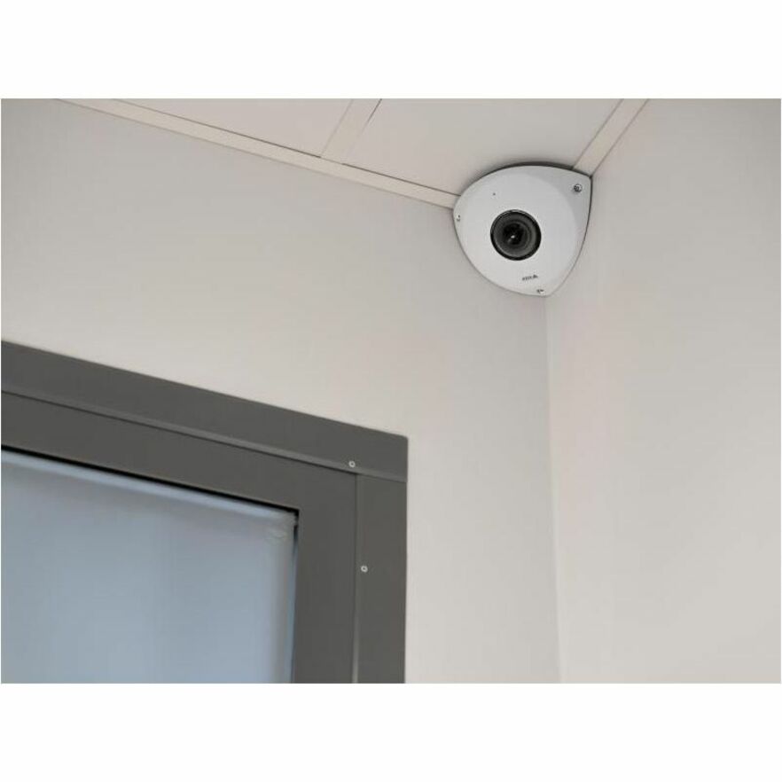 AXIS P9117-PV 6 Megapixel Indoor Network Camera - Color - Dome - White - TAA Compliant - H.264, H.265, Motion JPEG, H.264B (MPEG-4 Part 10/AVC), H.264H (MPEG-4 Part 10/AVC), H.264M (MPEG-4 Part 10/AVC), H.265 (MPEG-H Part 2/HEVC) Main Profile, Zipstream - 2160 x 2160 - 1.10 mm Fixed Lens - 60 fps - RGB CMOS - Fast Ethernet - Corner Mount, Wall Mount, Ceiling Mount - IK10 - IP66 - Vandal Resistant, Dust Resistant