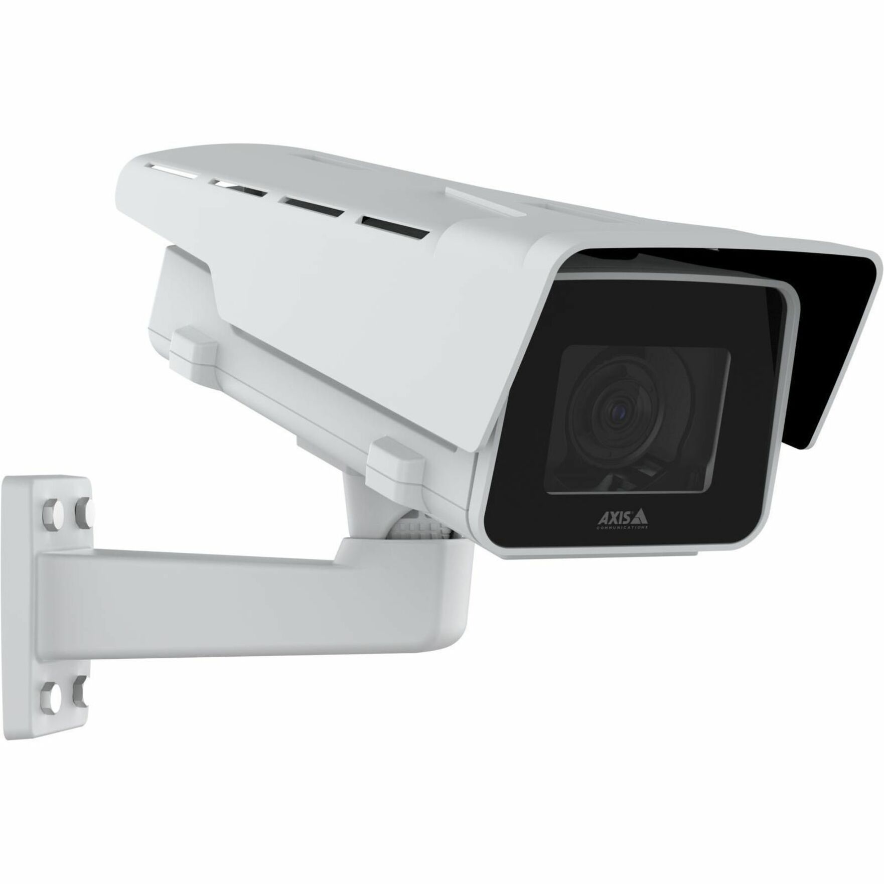 AXIS P1385-E 2 Megapixel Outdoor Full HD Network Camera - Color - Box - White - TAA Compliant - H.264B (MPEG-4 Part 10/AVC), H.264M (MPEG-4 Part 10/AVC), H.264H (MPEG-4 Part 10/AVC), H.265 (MPEG-H Part 2/HEVC) Main Profile, Motion JPEG, Zipstream, H.264, H.265, H.264B, H.264H, H.264M - 1920 x 1080 - 2.80 mm- 13 mm Varifocal Lens - 4.6x Optical - 60 fps - RGB CMOS - Gigabit Ethernet - Wall Mount, CS Mount - IK10 - IP66, IP67 - Weather Resistant, Impact Resistant, Shock Proof - Audio Support
