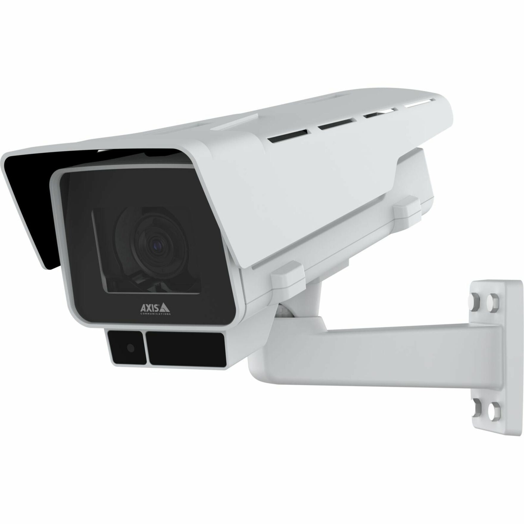 AXIS P1387-LE 5 Megapixel Outdoor Network Camera - Color - Box - White - TAA Compliant - 164.04 ft Infrared Night Vision - H.264B (MPEG-4 Part 10/AVC), H.264M (MPEG-4 Part 10/AVC), H.264H (MPEG-4 Part 10/AVC), H.265 (MPEG-H Part 2/HEVC) Main Profile, Motion JPEG, Zipstream, H.264B, H.264H, H.264M, H.265 - 2592 x 1944 - 2.80 mm- 13 mm Varifocal Lens - 4.6x Optical - 60 fps - RGB CMOS - Gigabit Ethernet - Wall Mount - IK10 - IP66, IP67 - Impact Resistant, Vandal Resistant, Snow Resistant, Rai