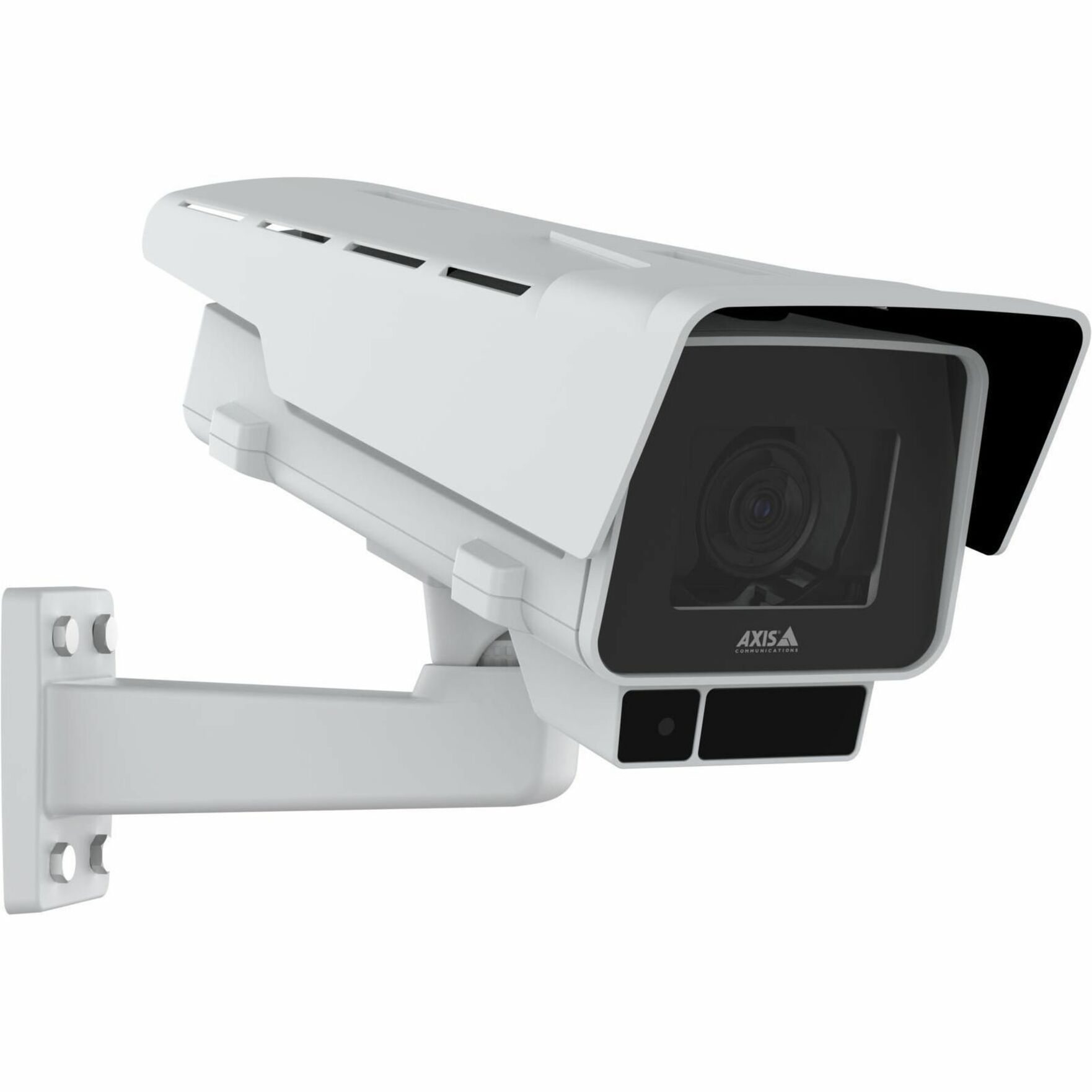 AXIS P1387-LE 5 Megapixel Outdoor Network Camera - Color - Box - White - TAA Compliant - 164.04 ft Infrared Night Vision - H.264B (MPEG-4 Part 10/AVC), H.264M (MPEG-4 Part 10/AVC), H.264H (MPEG-4 Part 10/AVC), H.265 (MPEG-H Part 2/HEVC) Main Profile, Motion JPEG, Zipstream, H.264B, H.264H, H.264M, H.265 - 2592 x 1944 - 2.80 mm- 13 mm Varifocal Lens - 4.6x Optical - 60 fps - RGB CMOS - Gigabit Ethernet - Wall Mount - IK10 - IP66, IP67 - Impact Resistant, Vandal Resistant, Snow Resistant, Rai