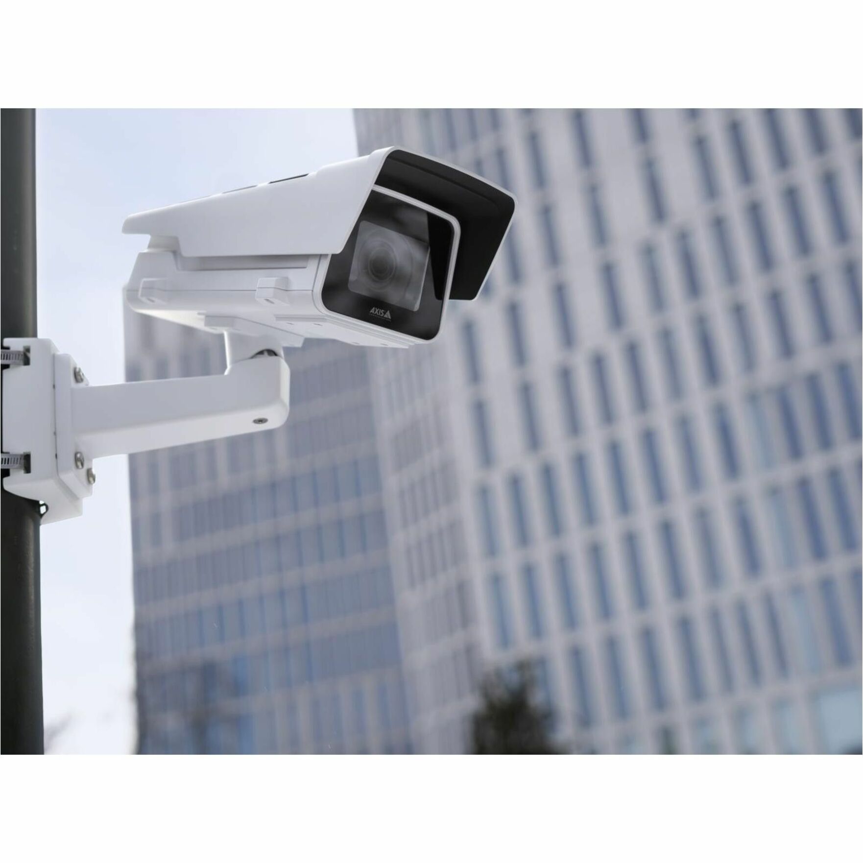 AXIS P1385-BE 2 Megapixel Outdoor Full HD Network Camera - Color - Box - White - TAA Compliant - H.264B (MPEG-4 Part 10/AVC), H.264H (MPEG-4 Part 10/AVC), H.264M (MPEG-4 Part 10/AVC), H.265 (MPEG-H Part 2/HEVC) Main Profile, Motion JPEG, H.264, H.265, Zipstream, H.264B, H.264M, H.264H - 1920 x 1080 - 60 fps - RGB CMOS - Gigabit Ethernet - IK10 - IP66, IP67 - Snow Resistant, Rain Resistant - Audio Support - Forensic WDR, 3D Noise Reduction, 2D Noise Reduction, Defog, Privacy Masking, Auto Ga